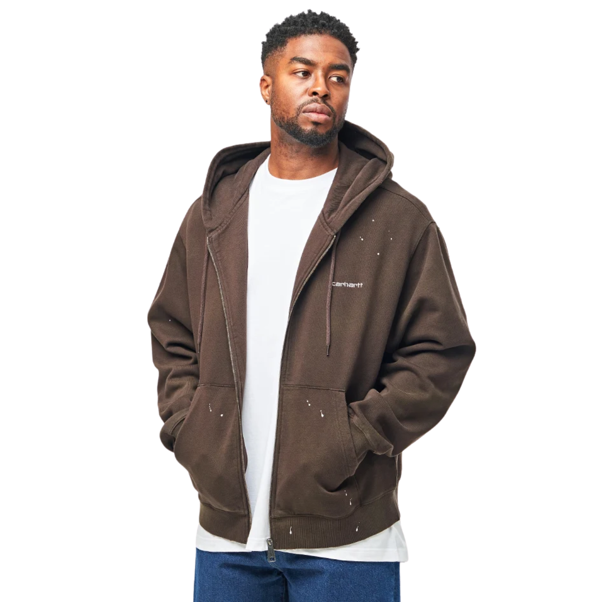 Poleron Carhartt WIP Hooded Painter Tobacco