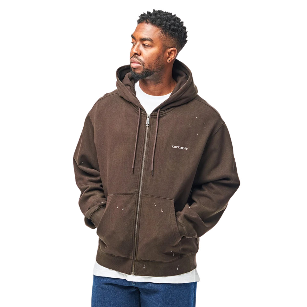 Poleron Carhartt WIP Hooded Painter Tobacco