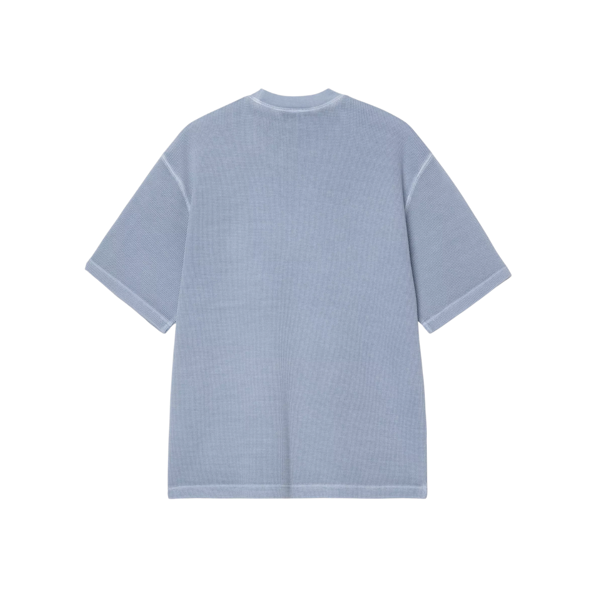 Polera Carhartt WIP S/S Nelson Waffle Gentle Blue