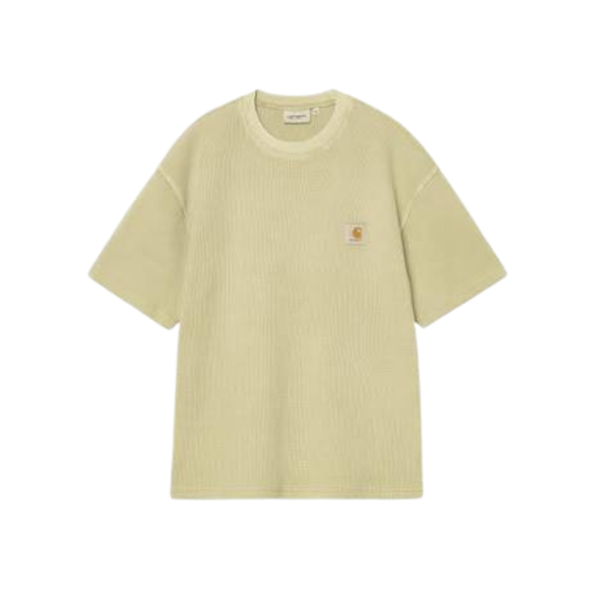 Polera Carhartt WIP S/S Nelson Waffle Gentle Green