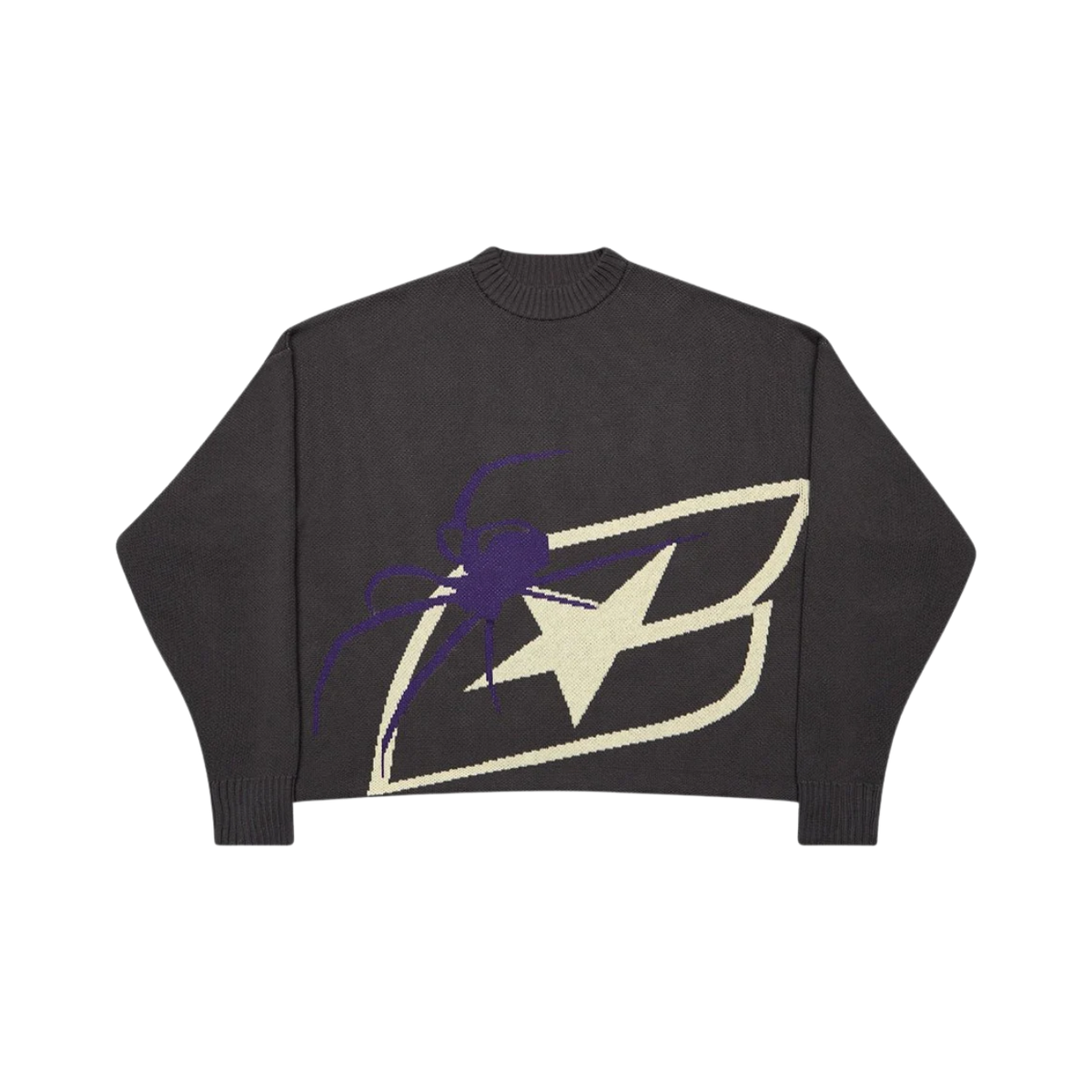 Sweater Cold Culture Spider Knit Black