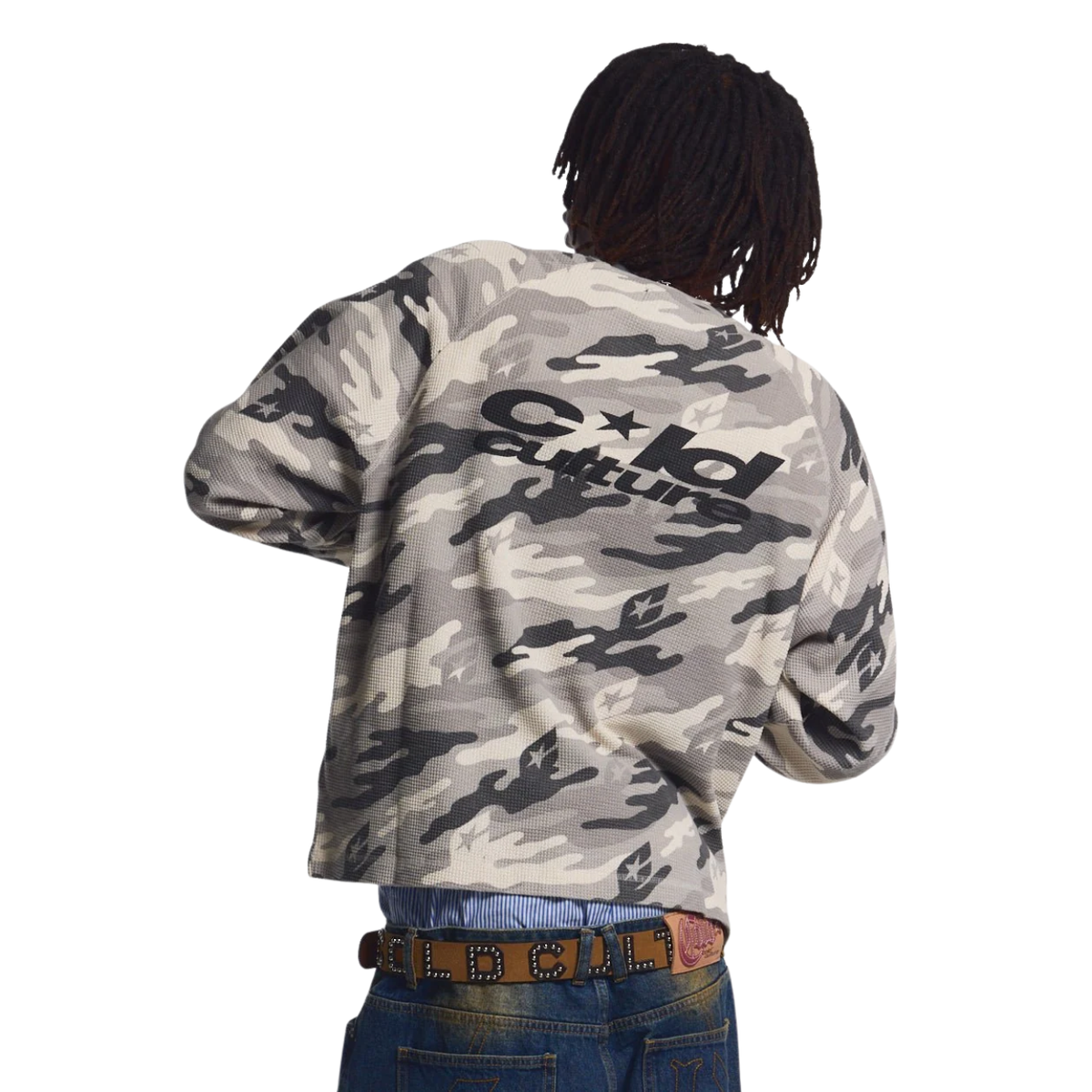 Polera Cold Culture Camo Thermal Longsleeve Grey