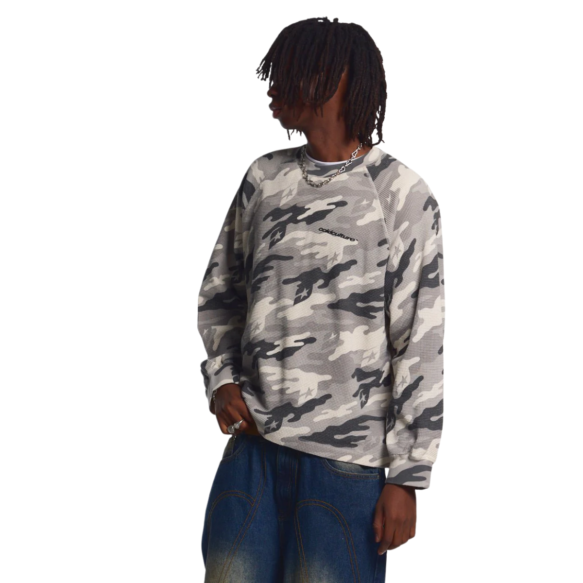 Polera Cold Culture Camo Thermal Longsleeve Grey