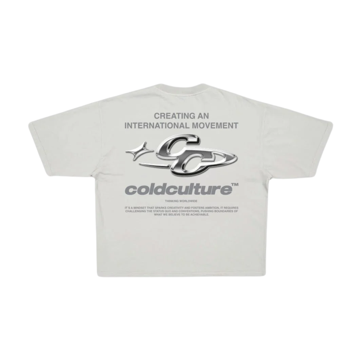 Polera Cold Culture Sparkly Light Grey