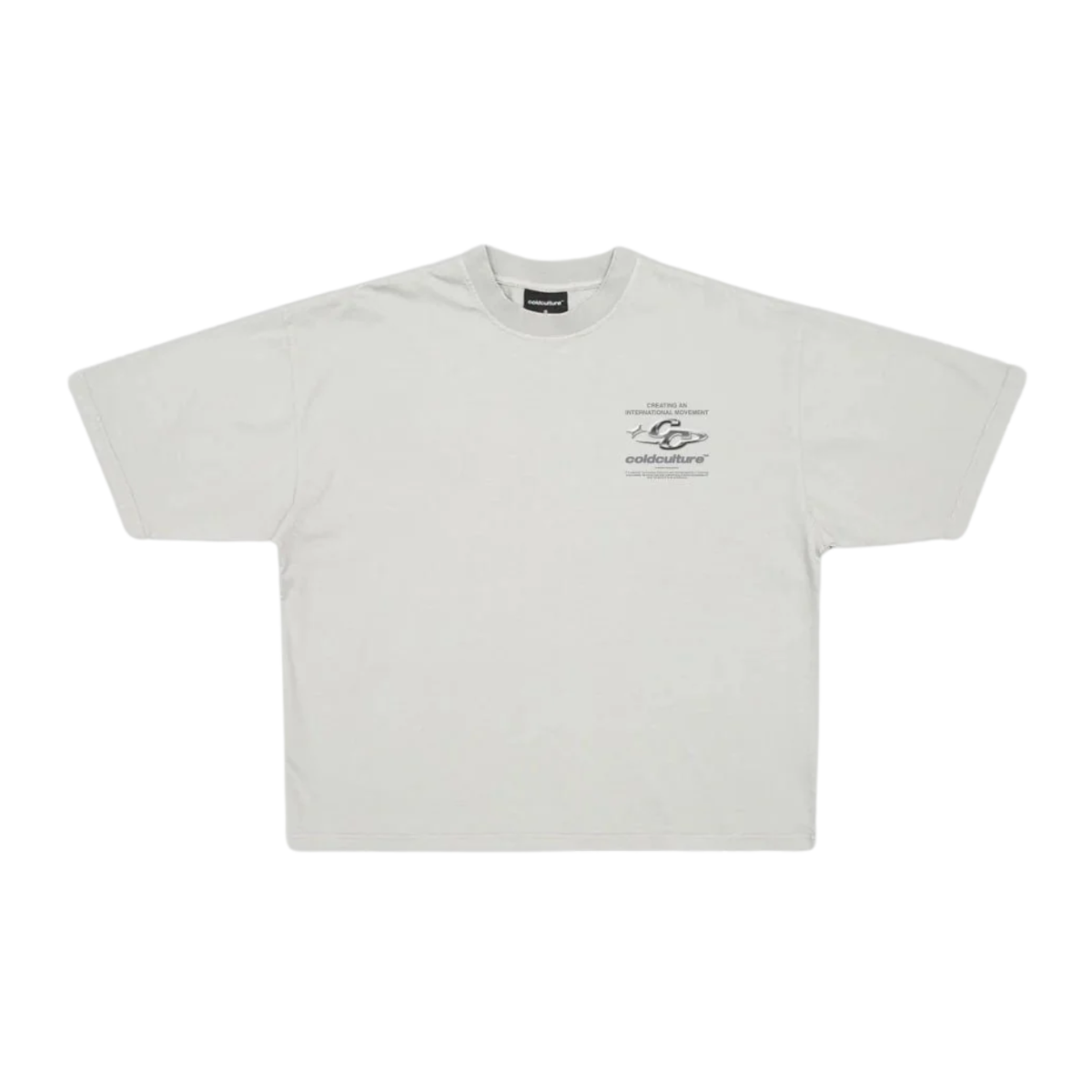 Polera Cold Culture Sparkly Light Grey