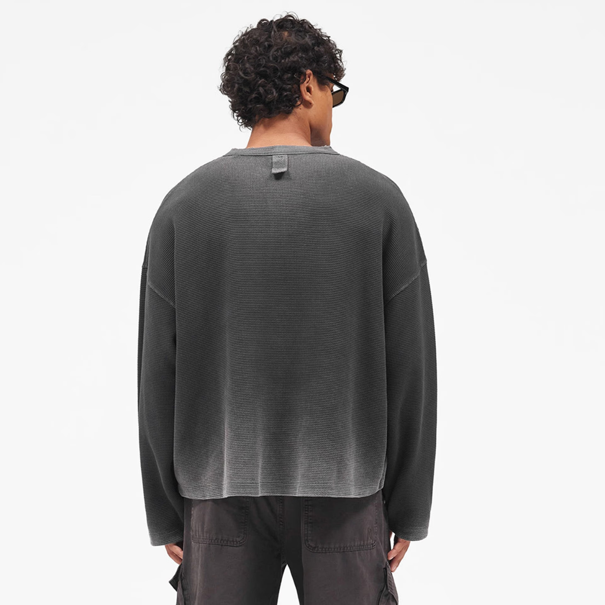 Sweater Represent Heavyweight Henley Vintage Black