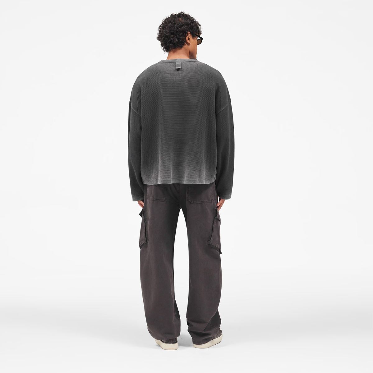 Sweater Represent Heavyweight Henley Vintage Black