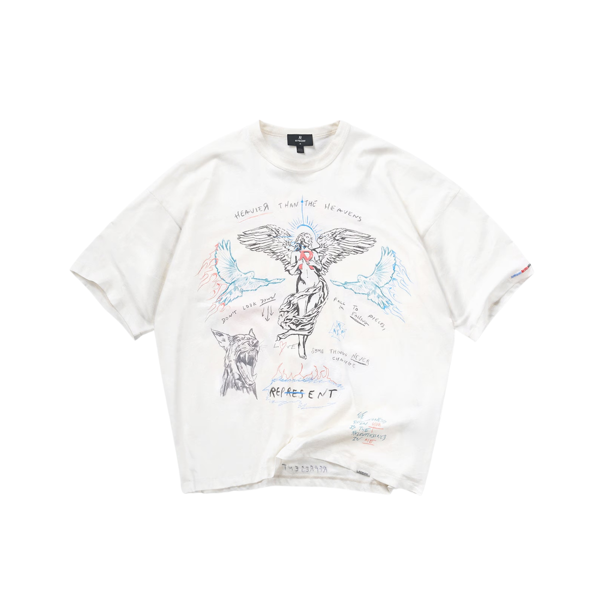 Polera Represent Heavier Than The Heavens White