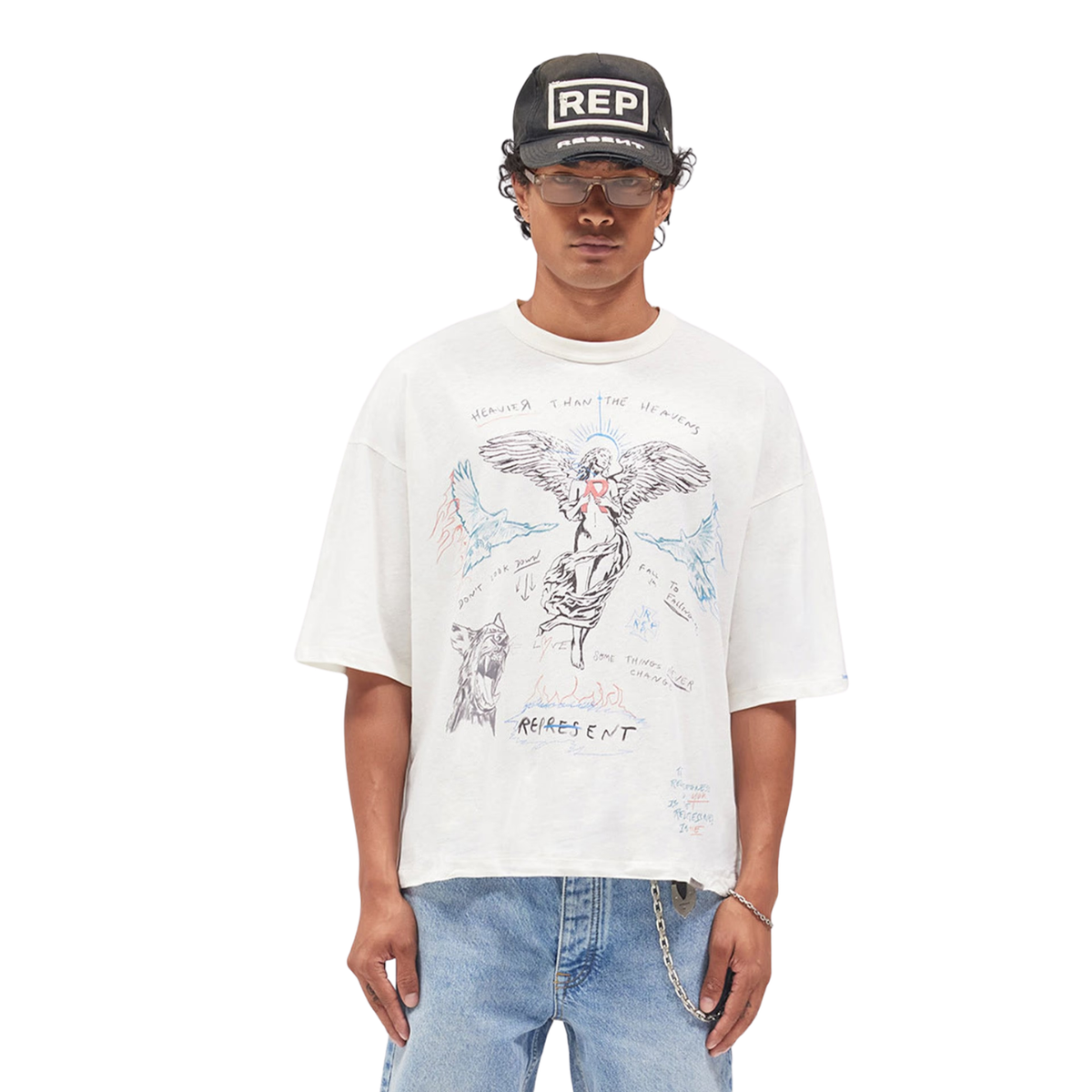 Polera Represent Heavier Than The Heavens White
