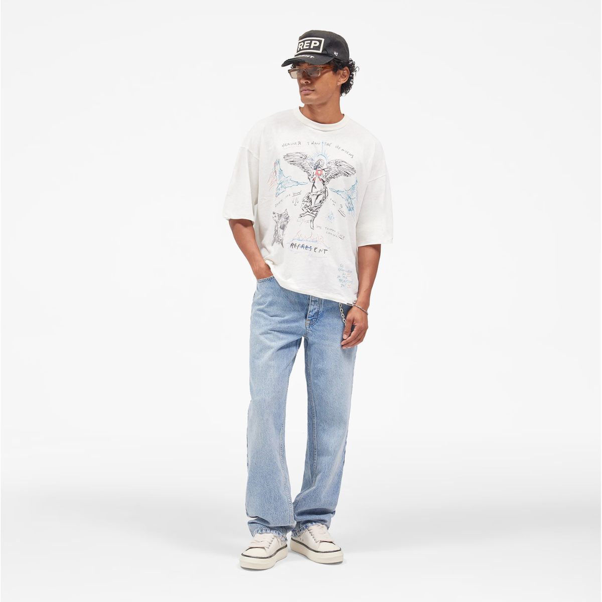 Polera Represent Heavier Than The Heavens White