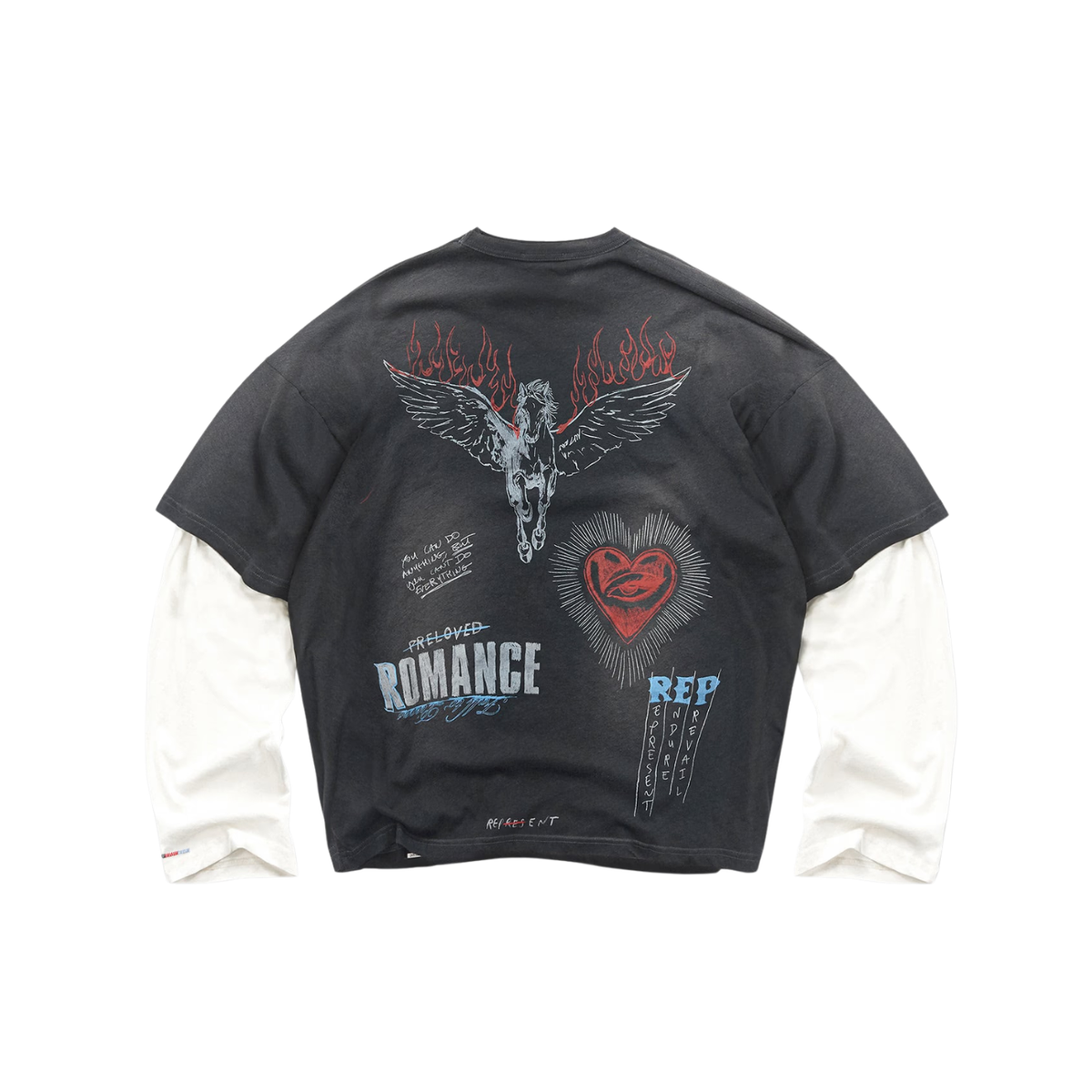 Polera Represent Heavier Than The Heavens L/S