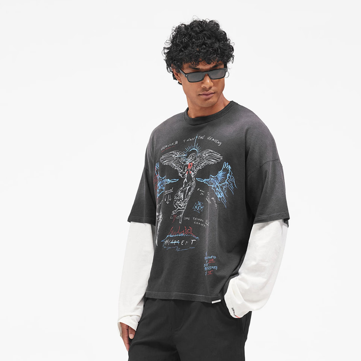 Polera Represent Heavier Than The Heavens L/S