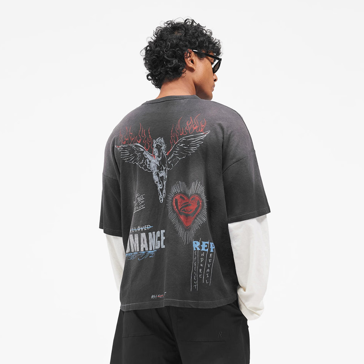 Polera Represent Heavier Than The Heavens L/S