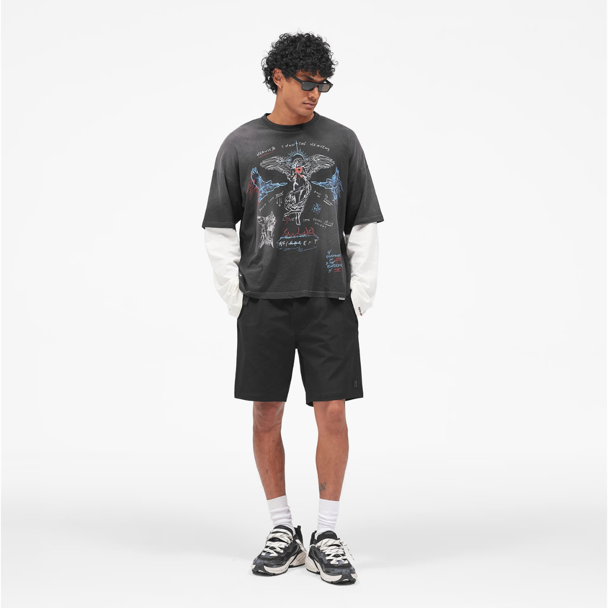 Polera Represent Heavier Than The Heavens L/S