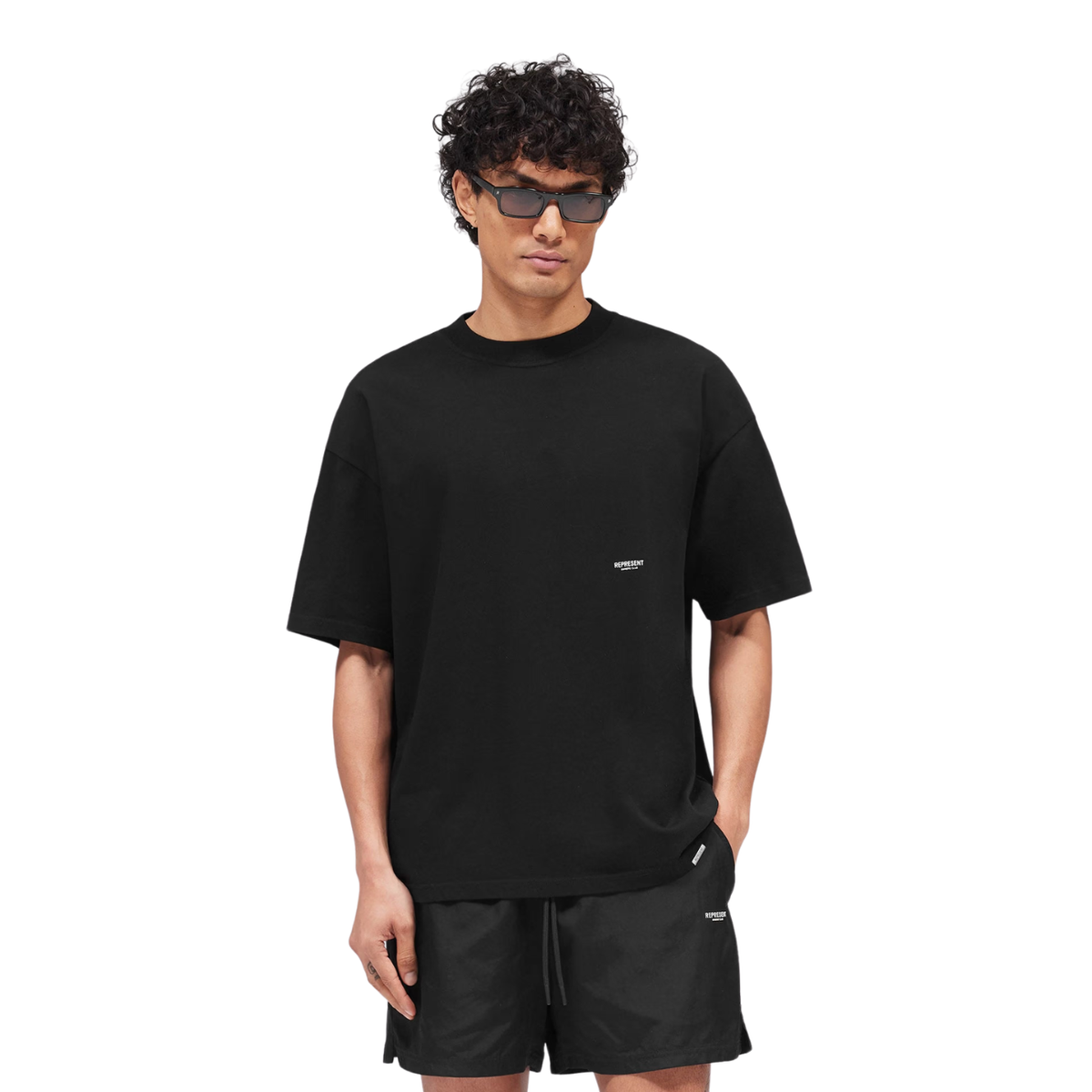 Polera Represent Micro Owners Club Jet Black