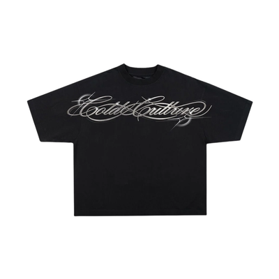 Polera Cold Culture Metal Script Black