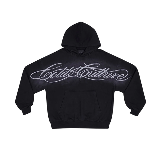 Poleron Cold Culture Crossed Distress Black