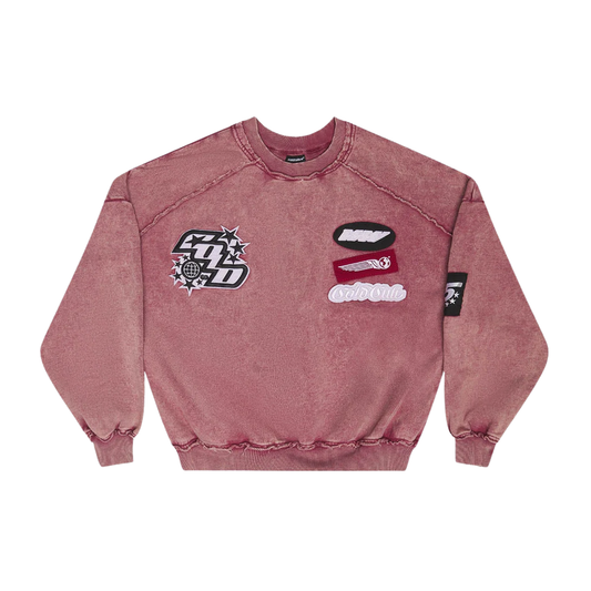 Poleron Cold Culture Walker Crewneck Burgundy