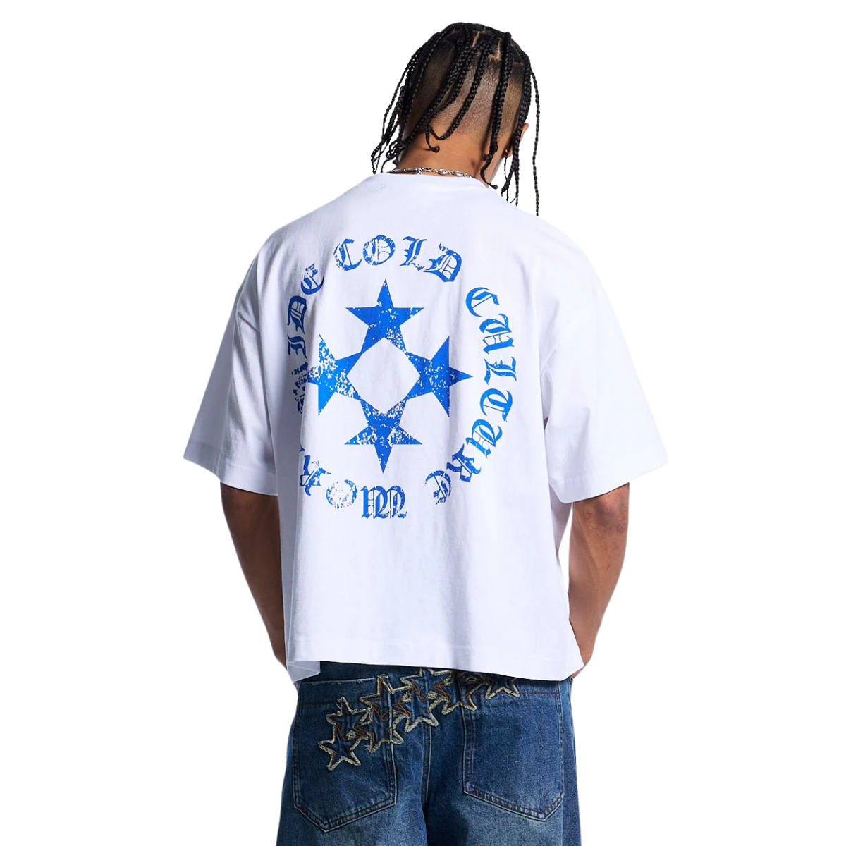 Polera Cold Culture Scatter White