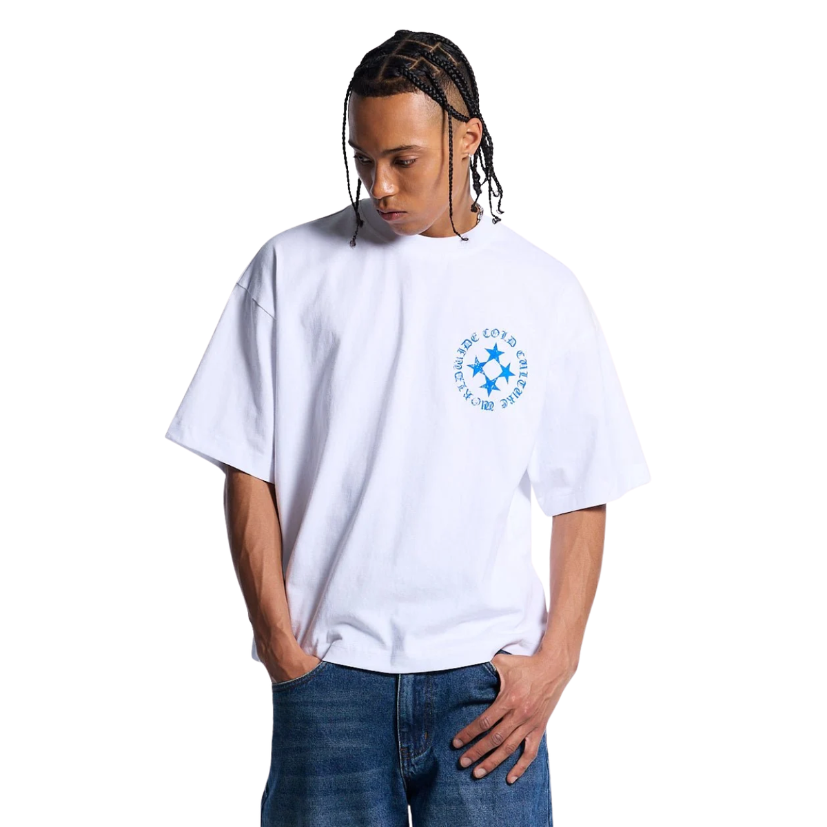 Polera Cold Culture Scatter White