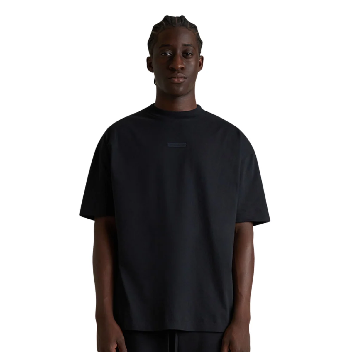 Polera Essentials Classic Jet Black FW25