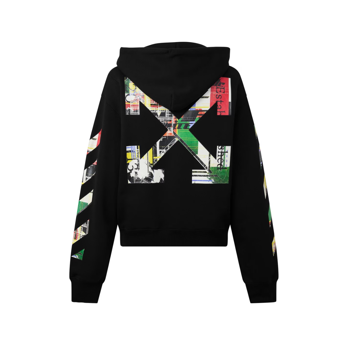 Poleron Off-White Industrial Arrow Regular Zip