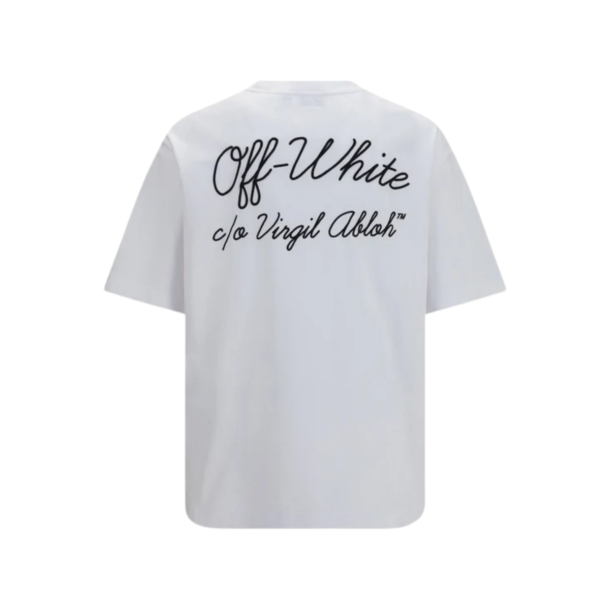 Polera Off-White Script Skate White