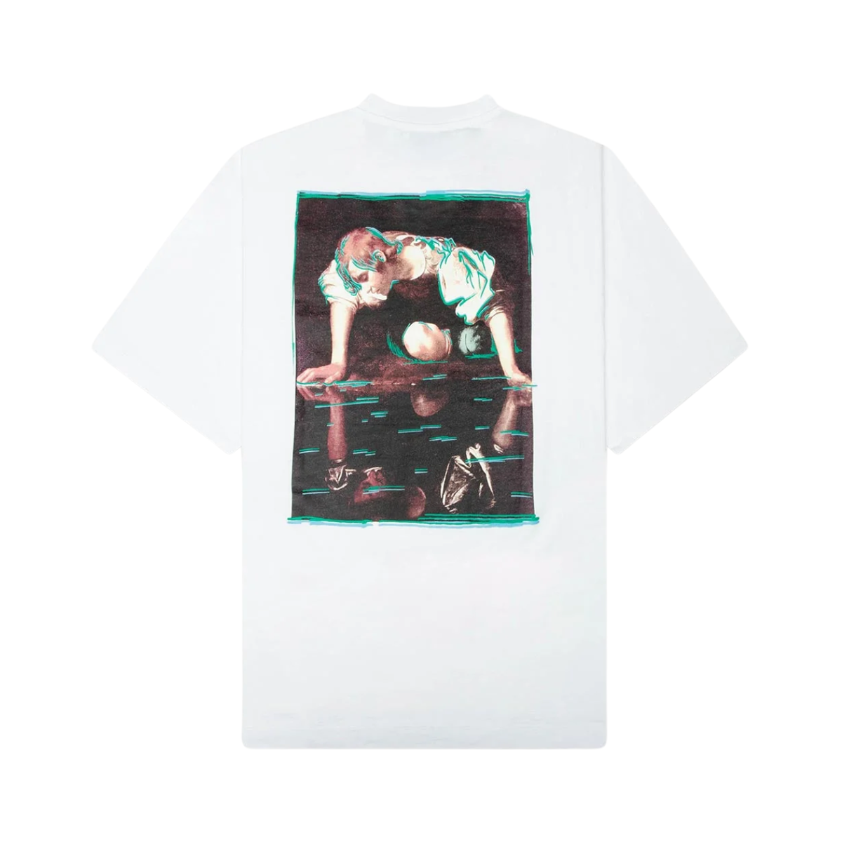 Polera Off-White Inked Narciso Skate White