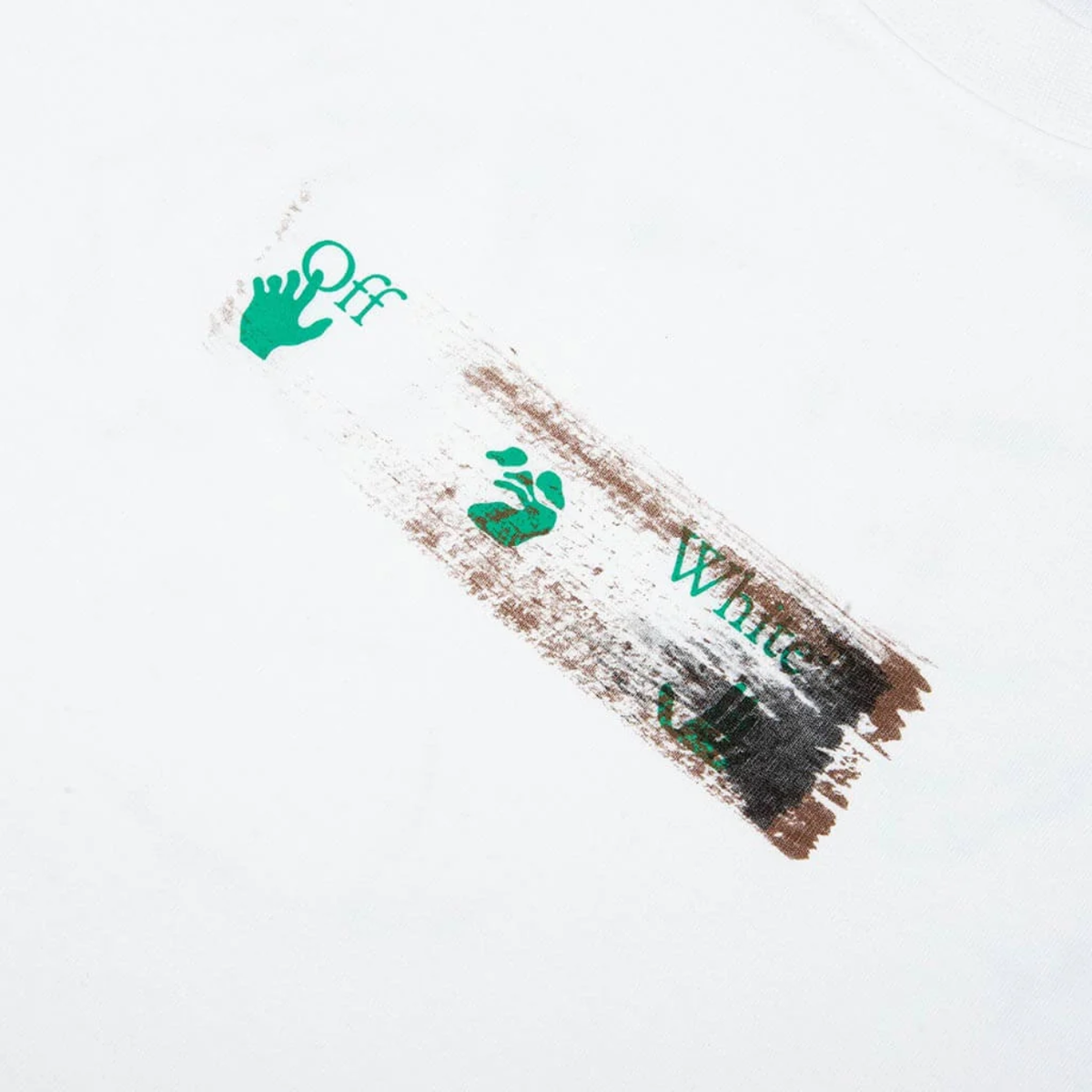 Polera Off-White Inked Narciso Skate White