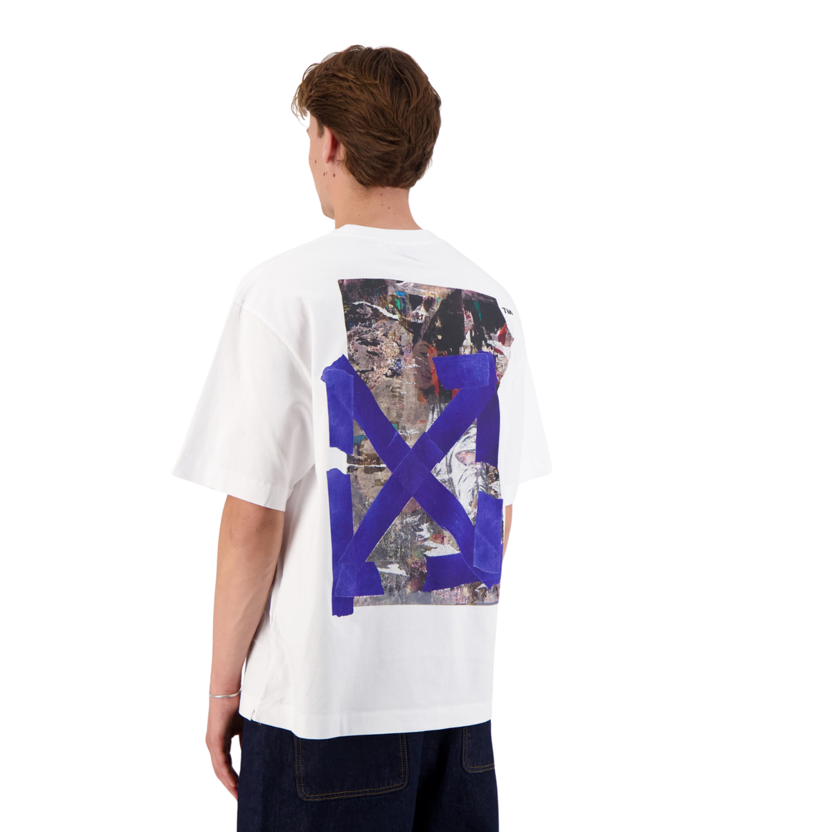 Polera Off-White Bacco Arrow Skate White