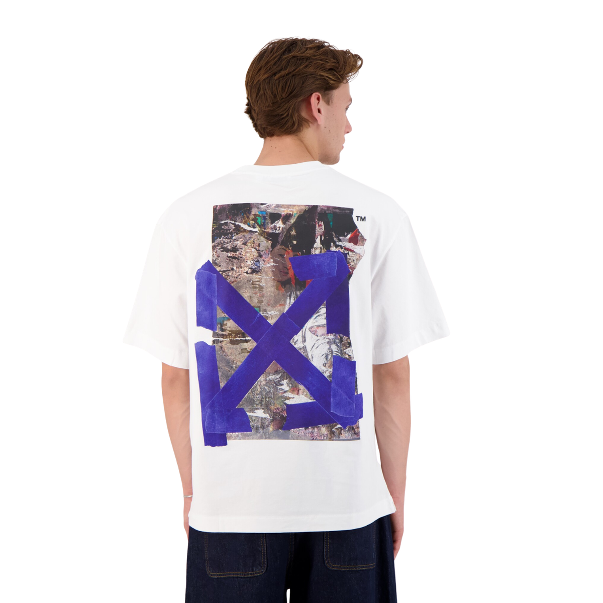 Polera Off-White Bacco Arrow Skate White