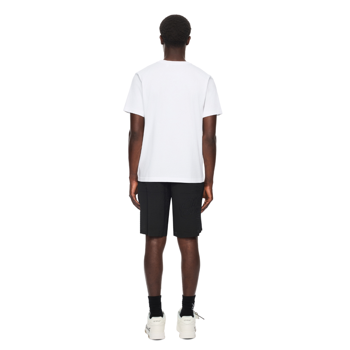 Polera Off-White Tape Mercy Regular White