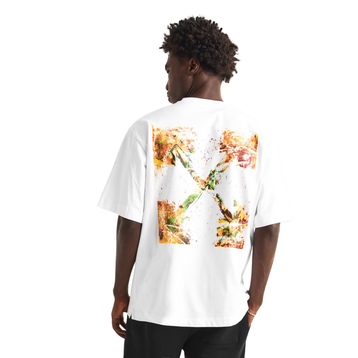 Polera Off-White Spices Arrow Skate White