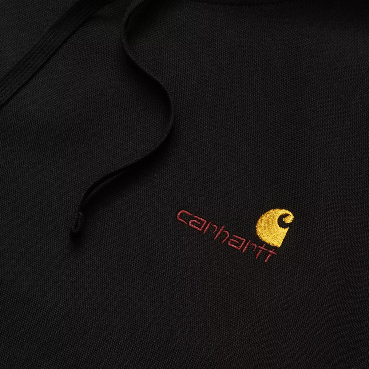 Poleron Carhartt WIP Hooded American Script Black