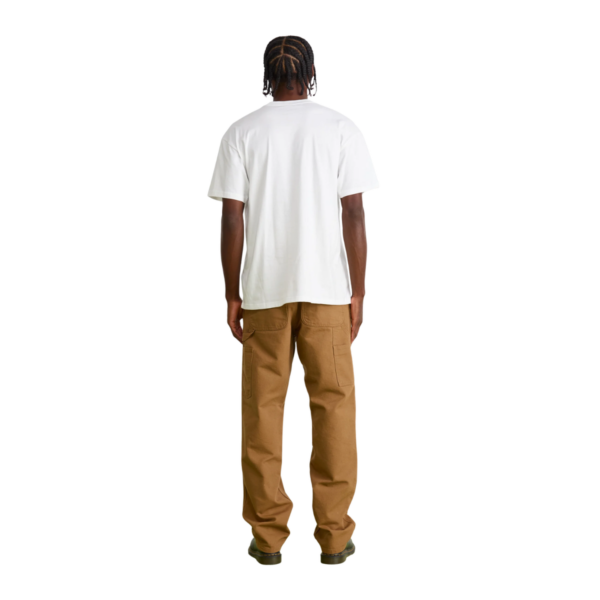 Pantalon Carhartt WIP Single Knee Hamilton Brown Rinsed