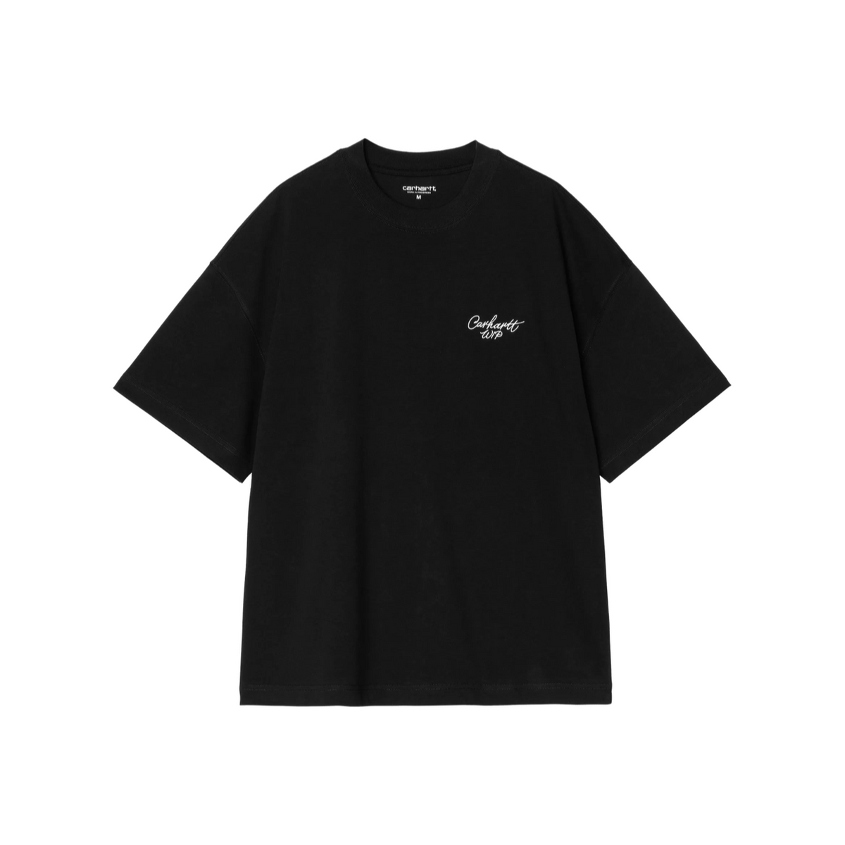 Polera Carhartt WIP S/S Signature Script Black