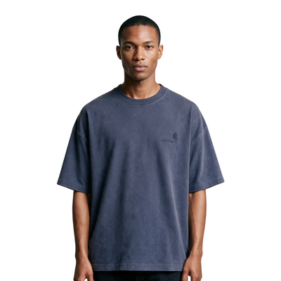 Polera Carhartt WIP S/S Lambert Dark Navy