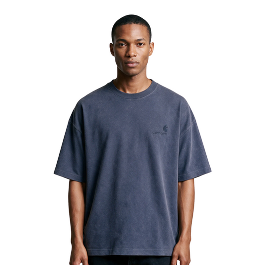 Polera Carhartt WIP S/S Lambert Dark Navy