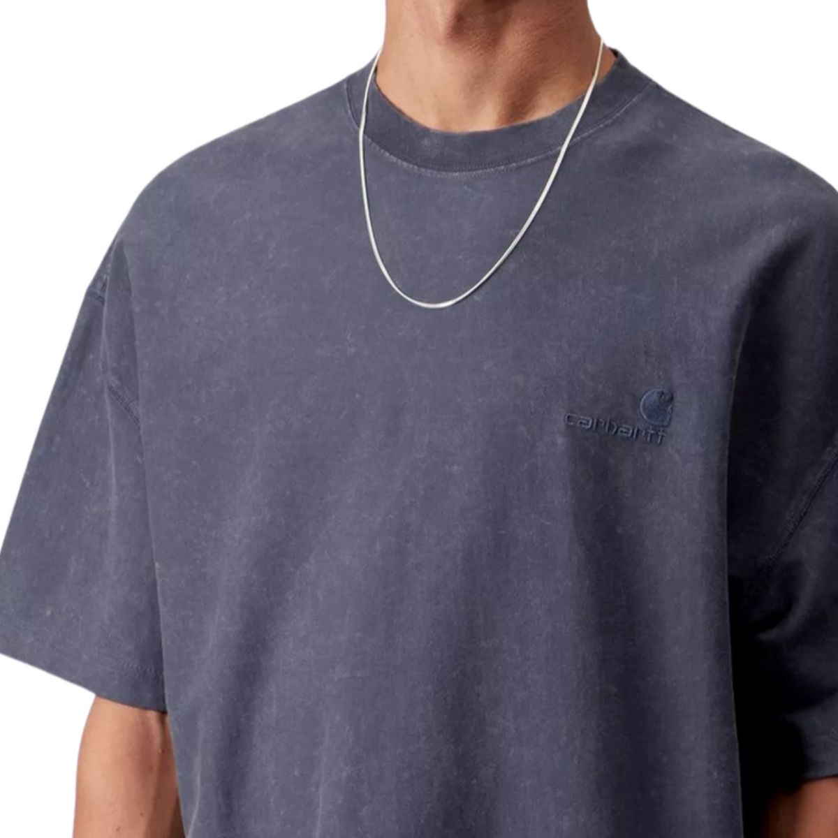 Polera Carhartt WIP S/S Lambert Dark Navy