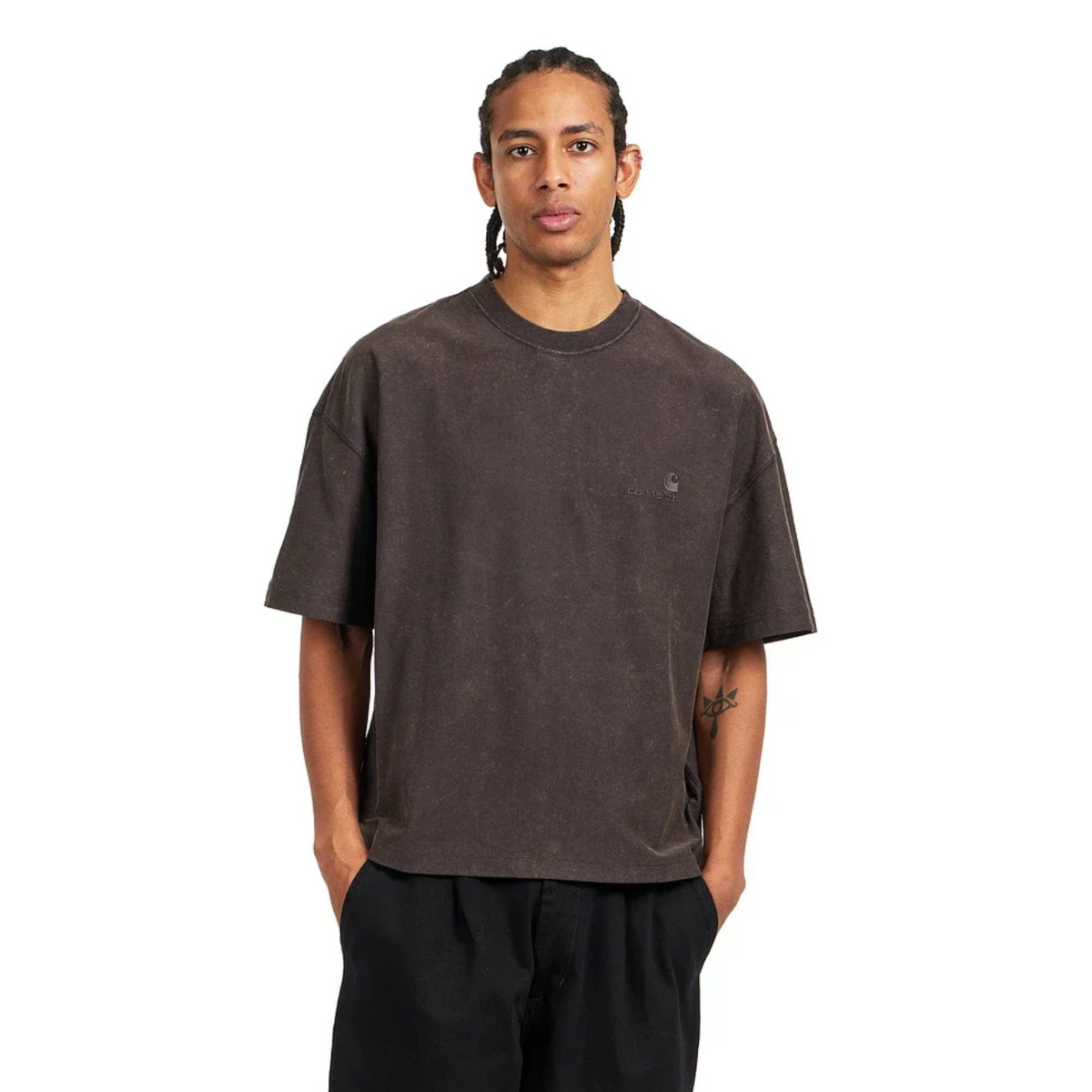 Polera Carhartt WIP S/S Lambert Tobacco