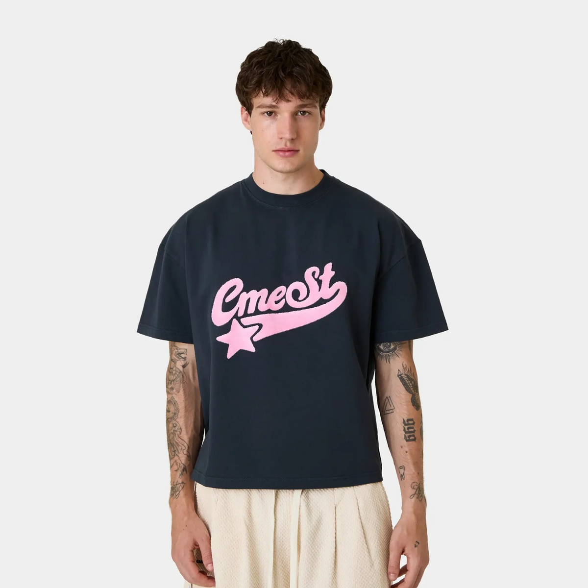 Polera Eme Studios Fuzzy Night Sky