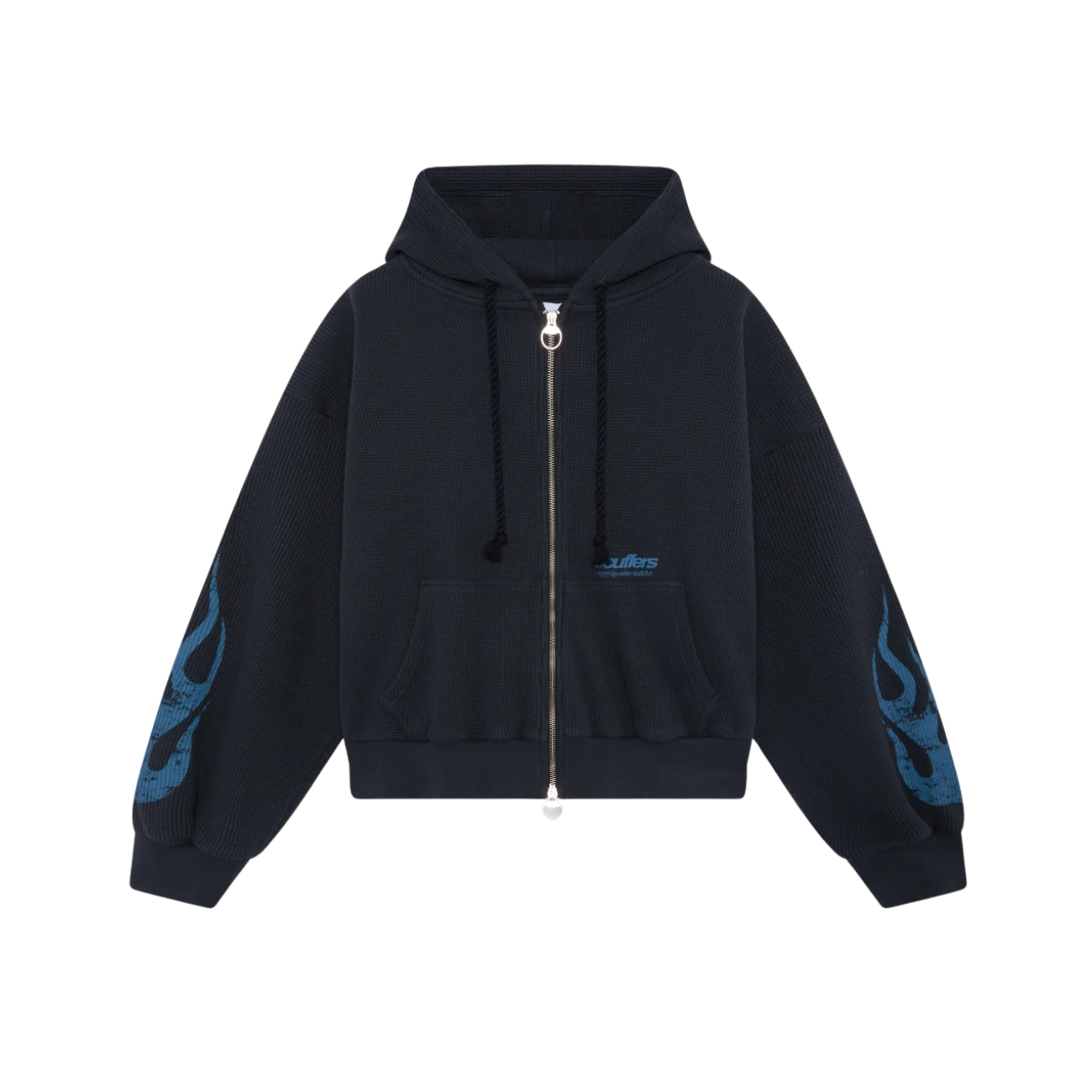 Poleron Scuffers Flame Navy Zipper