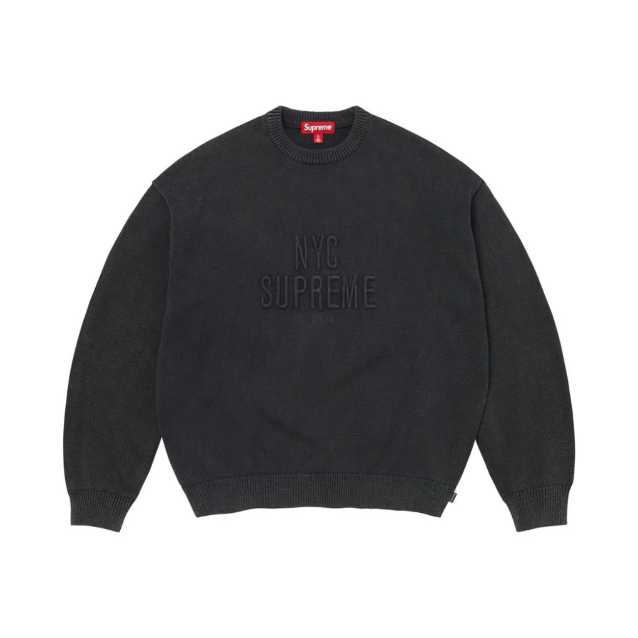 Sweater Supreme Overdyed Black