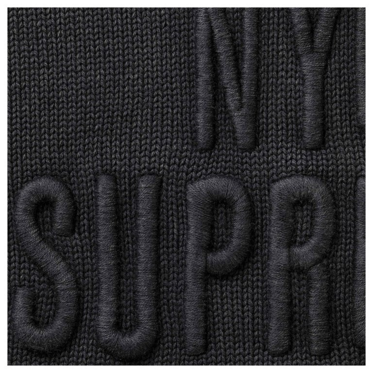 Sweater Supreme Overdyed Black