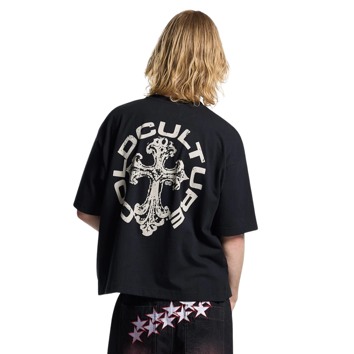 Polera Cold Culture Discharge Black