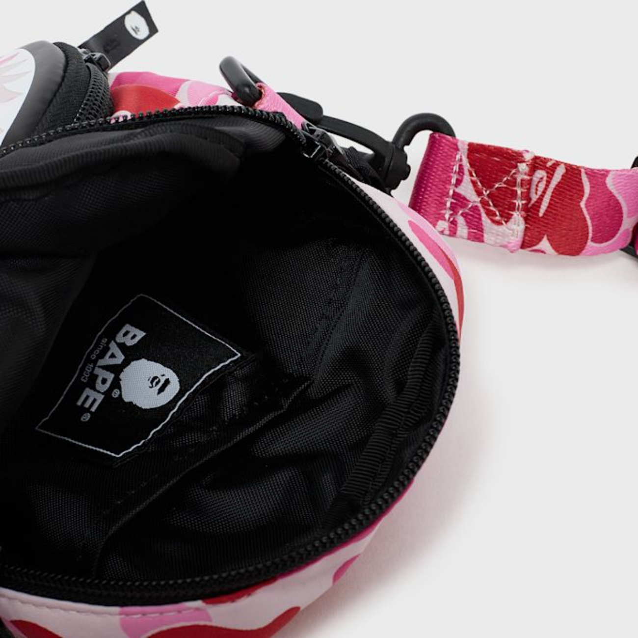 Bolso BAPE ABC Camo Shark Mini M Pink