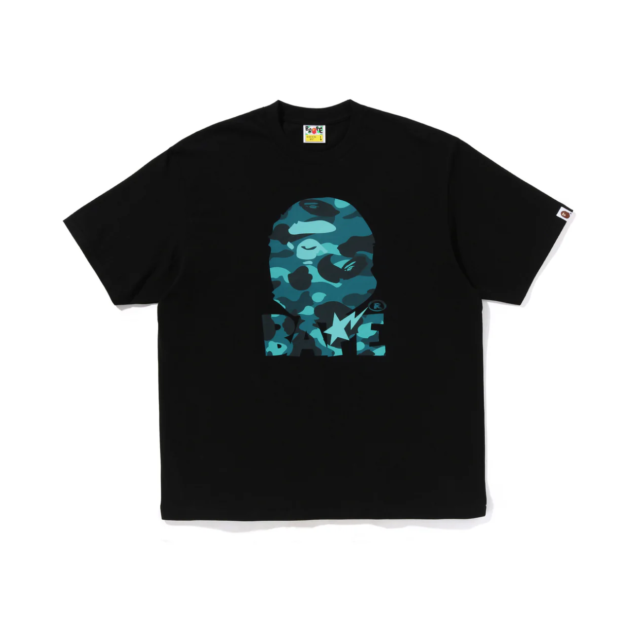 Polera BAPE Color Camo Ape Head Relaxed Fit Black