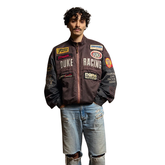Chaqueta Duke + Dexter DR4 Trackside Vintage Mauve Bomber