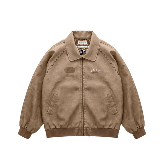 Chaqueta Duke + Dexter DR4 Sun Faded Tan Bomber Jacket