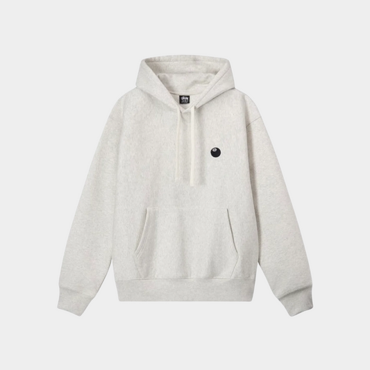 Poleron Stussy 8 Ball Applique Ash Heather